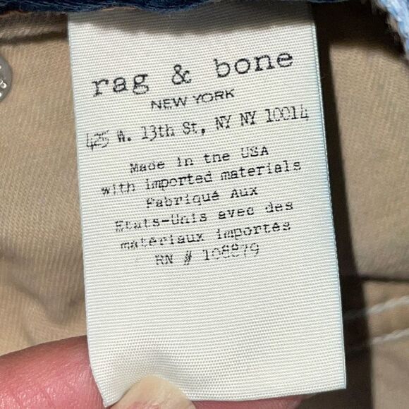 Rag & Bone Women’s Denim Mini Skirt Size 26 Eddy Wash Dive Frayed Hem Blue - Picture 5 of 7